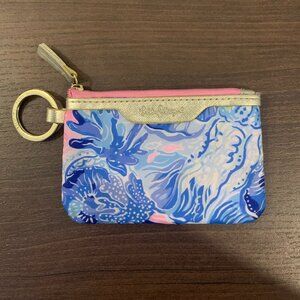 Lily Pulitzer ID Zipper Pouch and Key Chain
